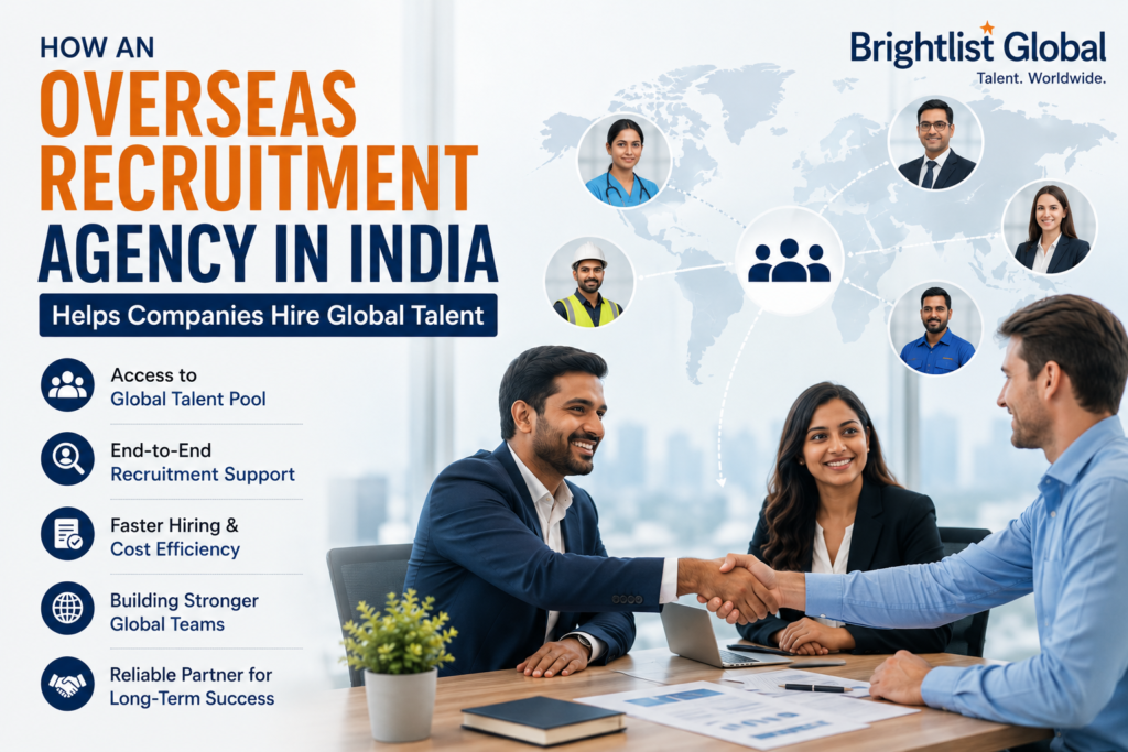How an Overseas Recruitment Agency in India Helps Companies Hire Global Talent
