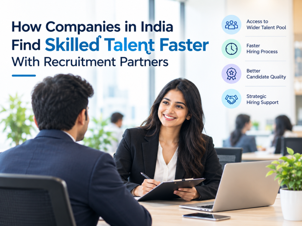 How Companies in India Find Skilled Talent Faster With Recruitment Partners